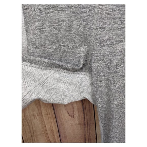 OUTDOOR VOICES Warmup 3/4 Legging Dove/Ash Gray Space Dyed Sz XL - Picture 4 of 8